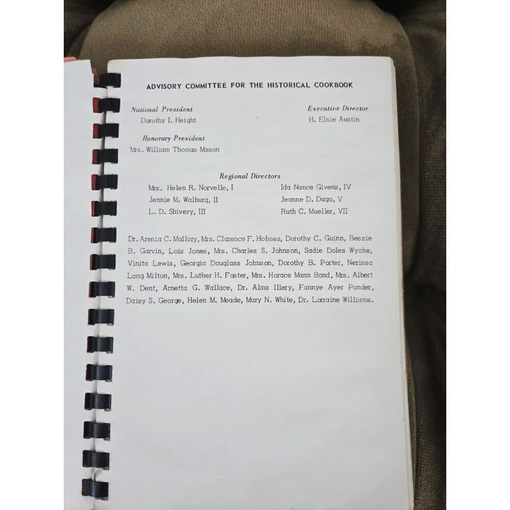 Rare The Historical Cookbook of the American Negro Spiral 1st Print 1958 See Pic